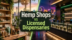 Hemp Shops vs Licensed Dispensaries What’s the Difference