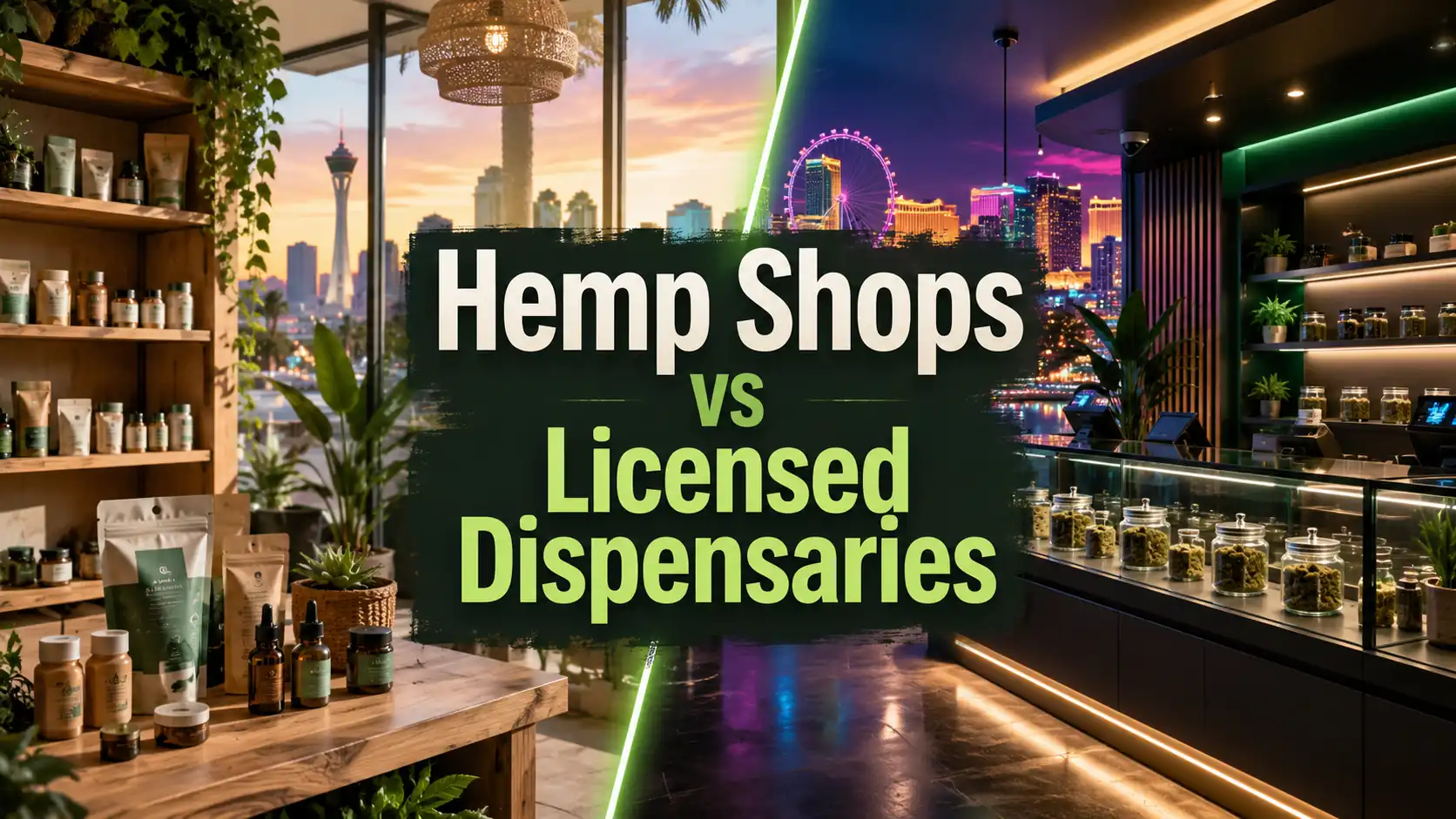 Hemp Shops vs Licensed Dispensaries What’s the Difference