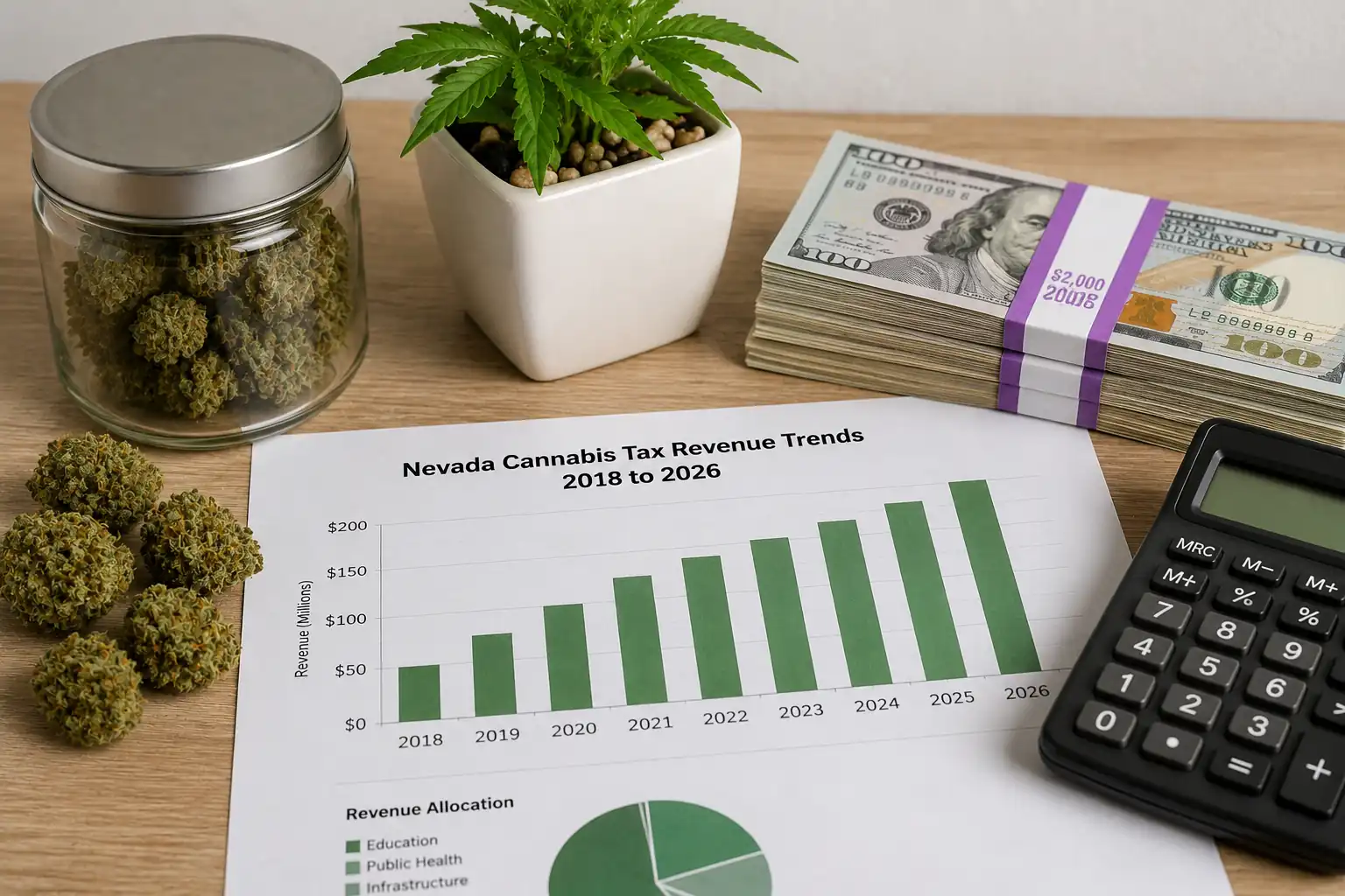 nevada cannabis tax revenue